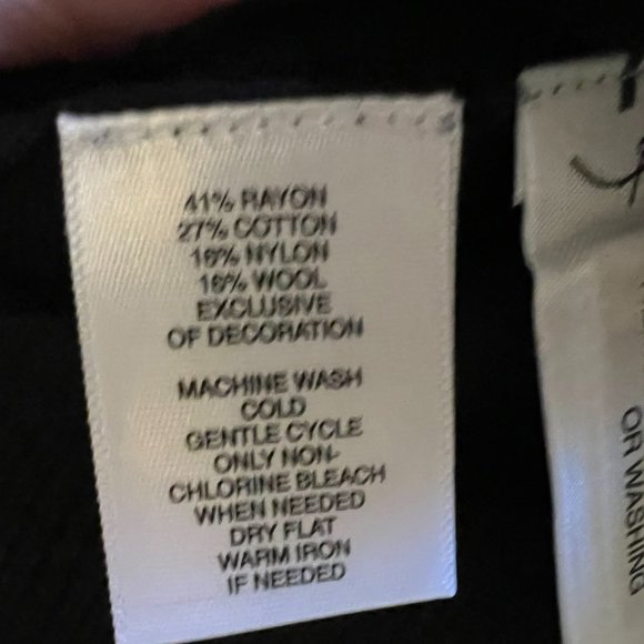 Loft Long Black Cardigan Sweater - Medium - Picture 6 of 6